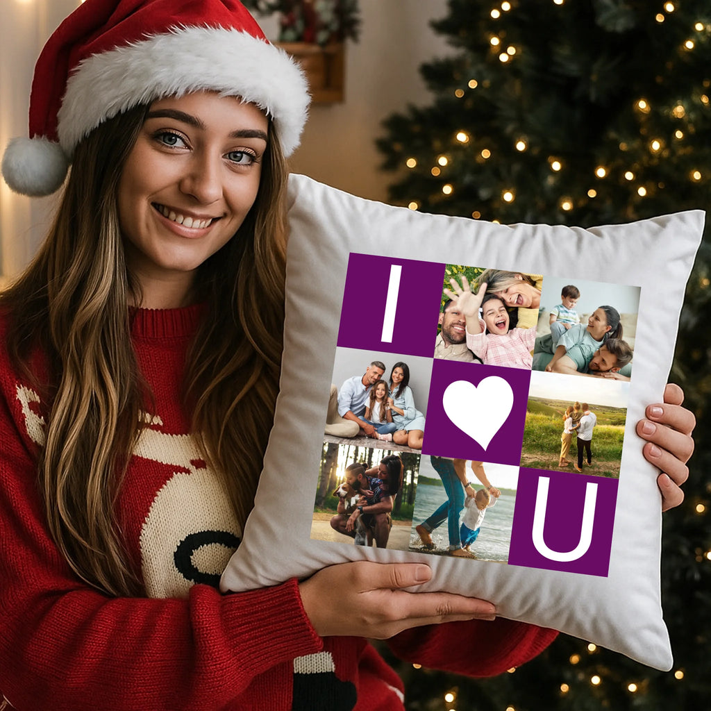 egyedi fényképes párna kivehető béléssel