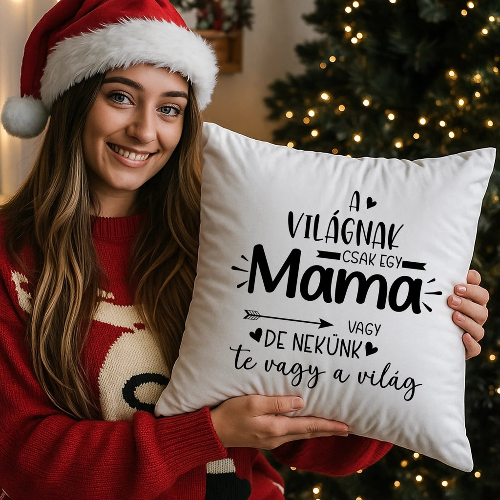 egyedi fényképes párna kivehető béléssel