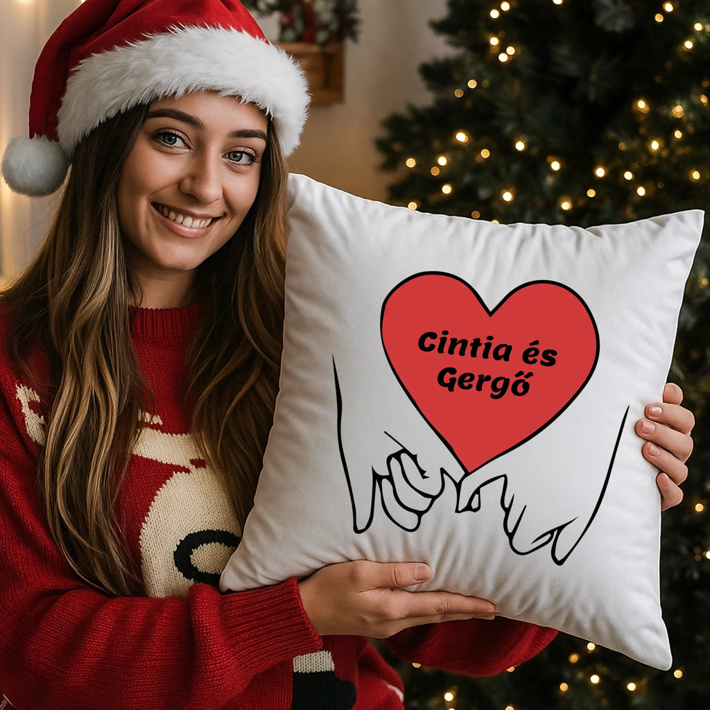 egyedi fényképes párna kivehető béléssel