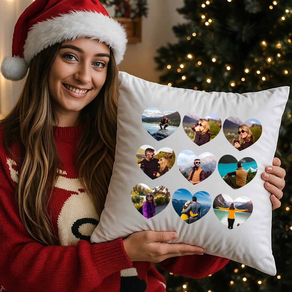 egyedi fényképes párna kivehető béléssel