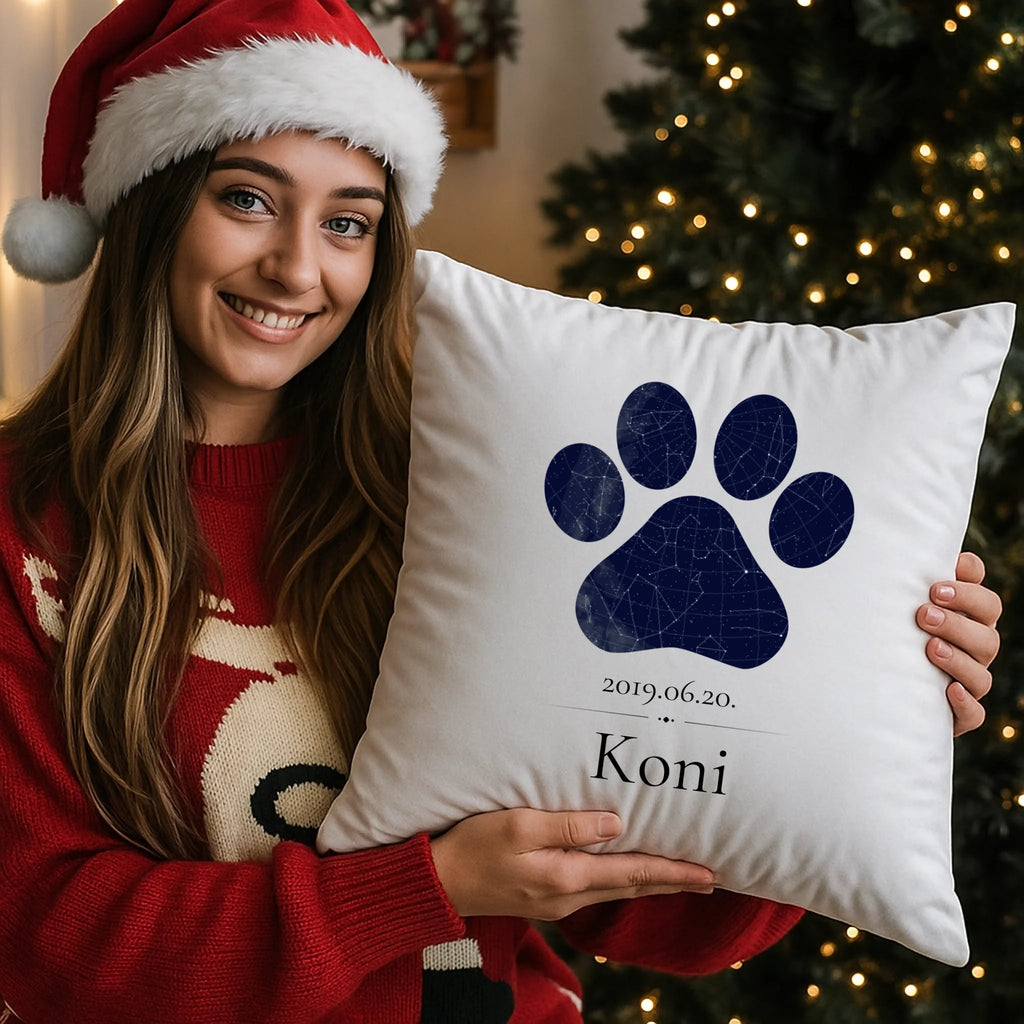 egyedi fényképes párna kivehető béléssel