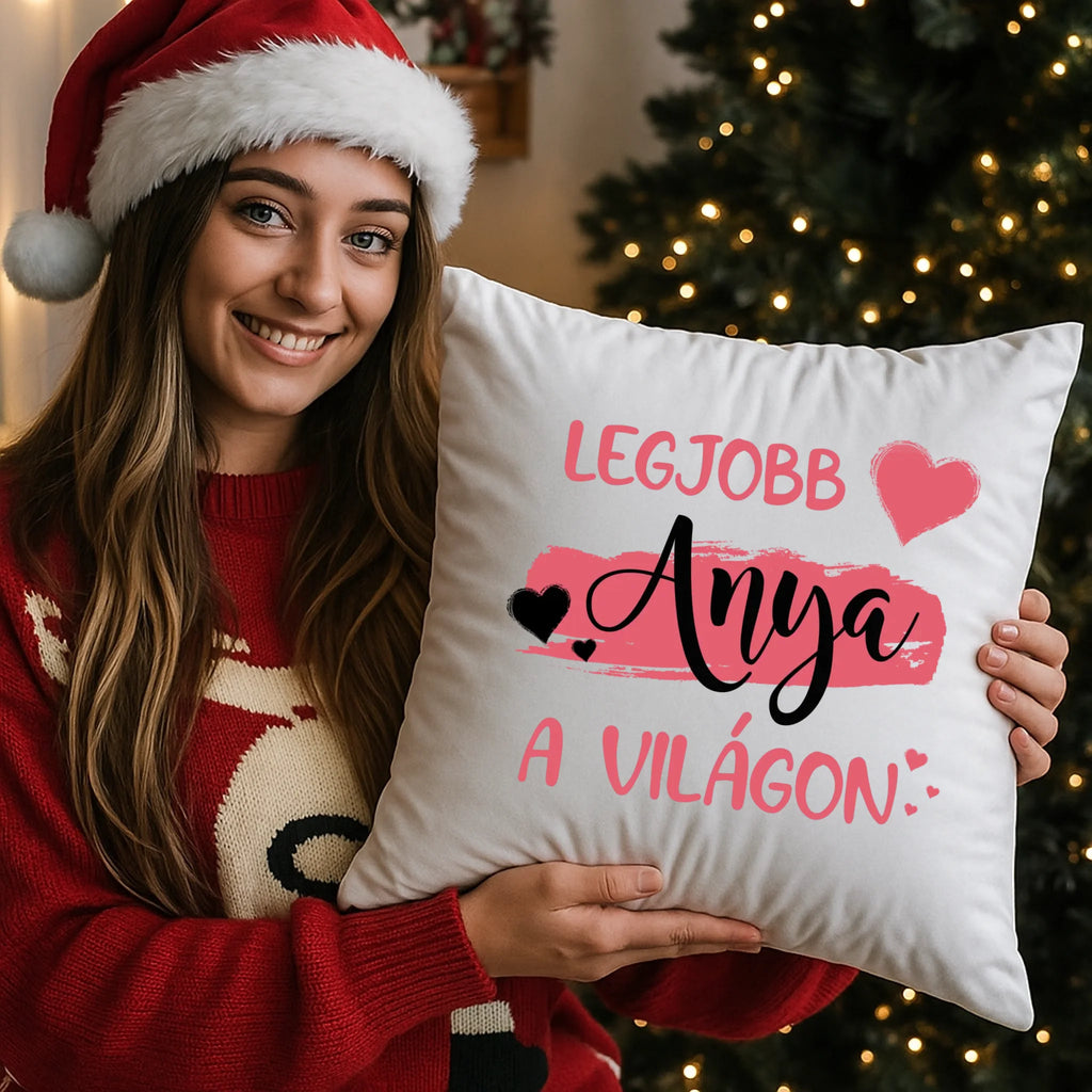 egyedi fényképes párna kivehető béléssel