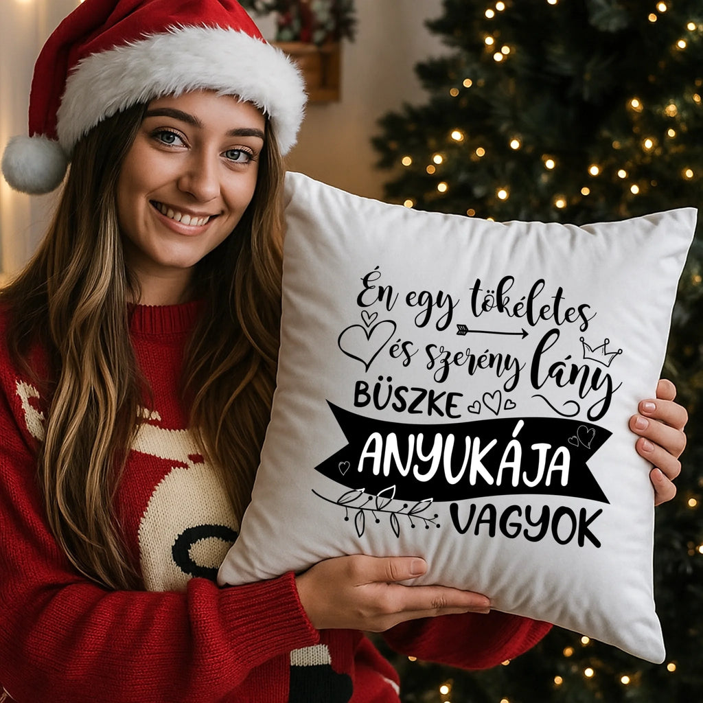 egyedi fényképes párna kivehető béléssel