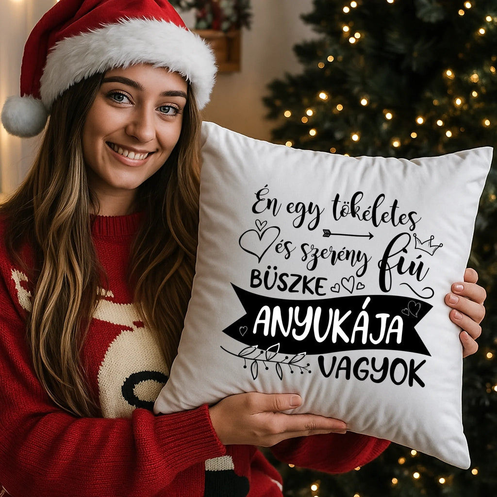 egyedi fényképes párna kivehető béléssel