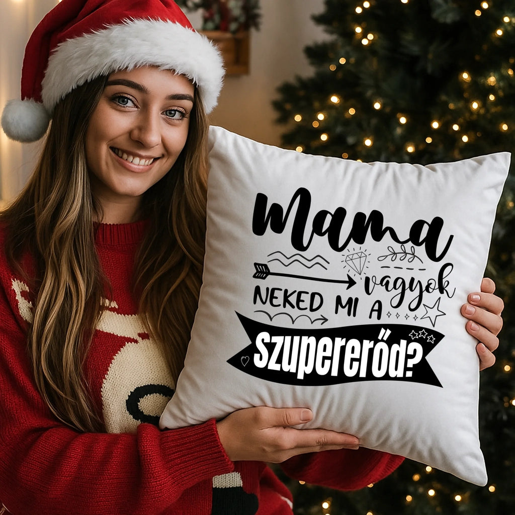 egyedi fényképes párna kivehető béléssel