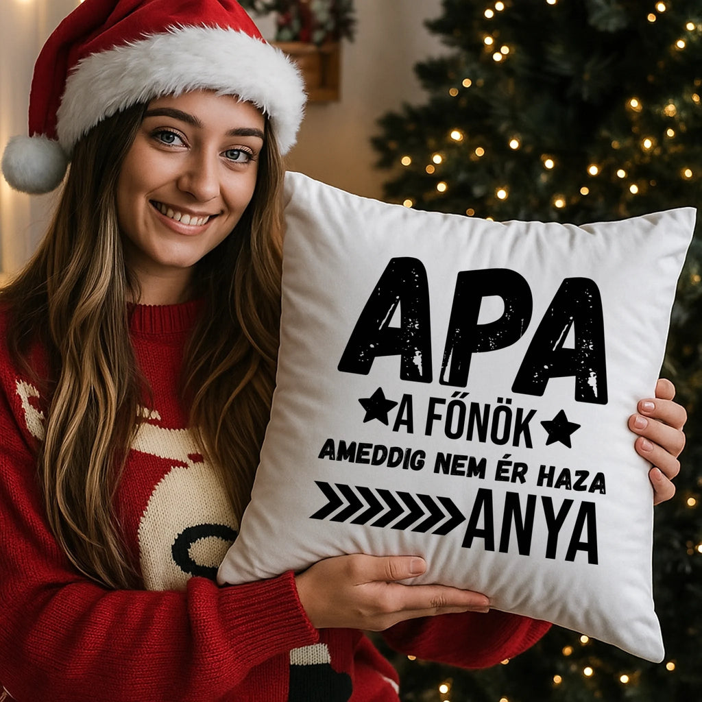 egyedi fényképes párna kivehető béléssel