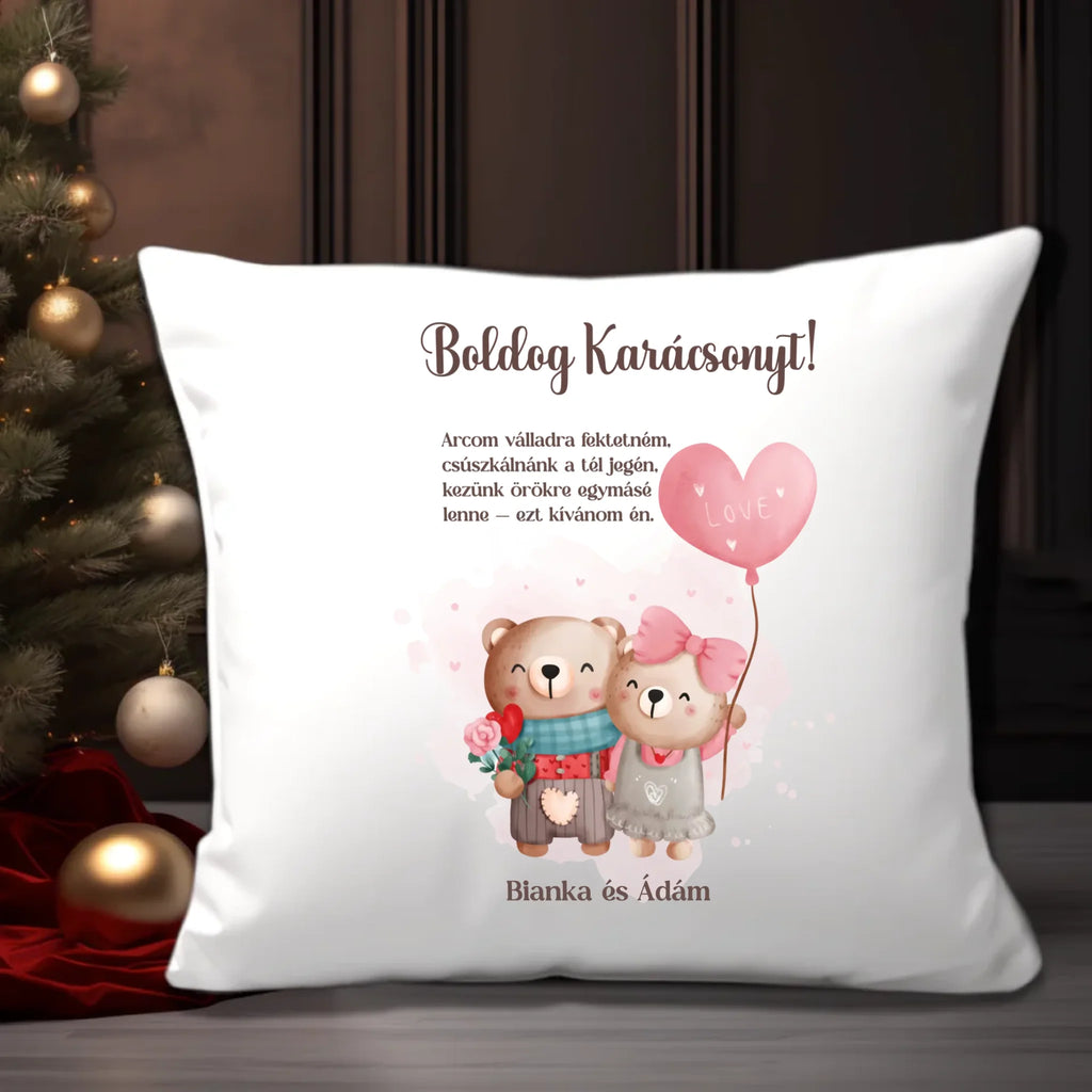 karácsonyi párna mockup