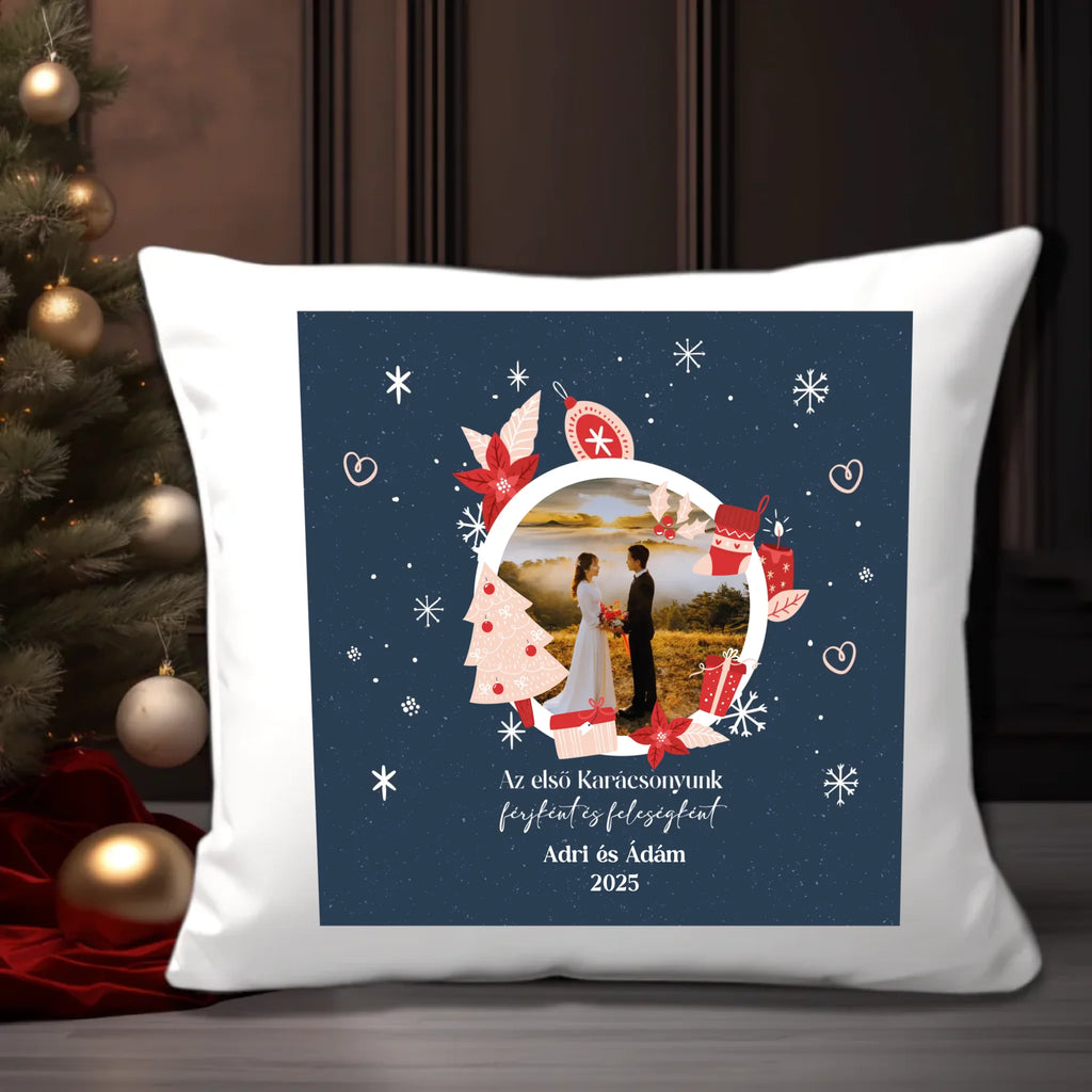 karácsonyi párna mockup