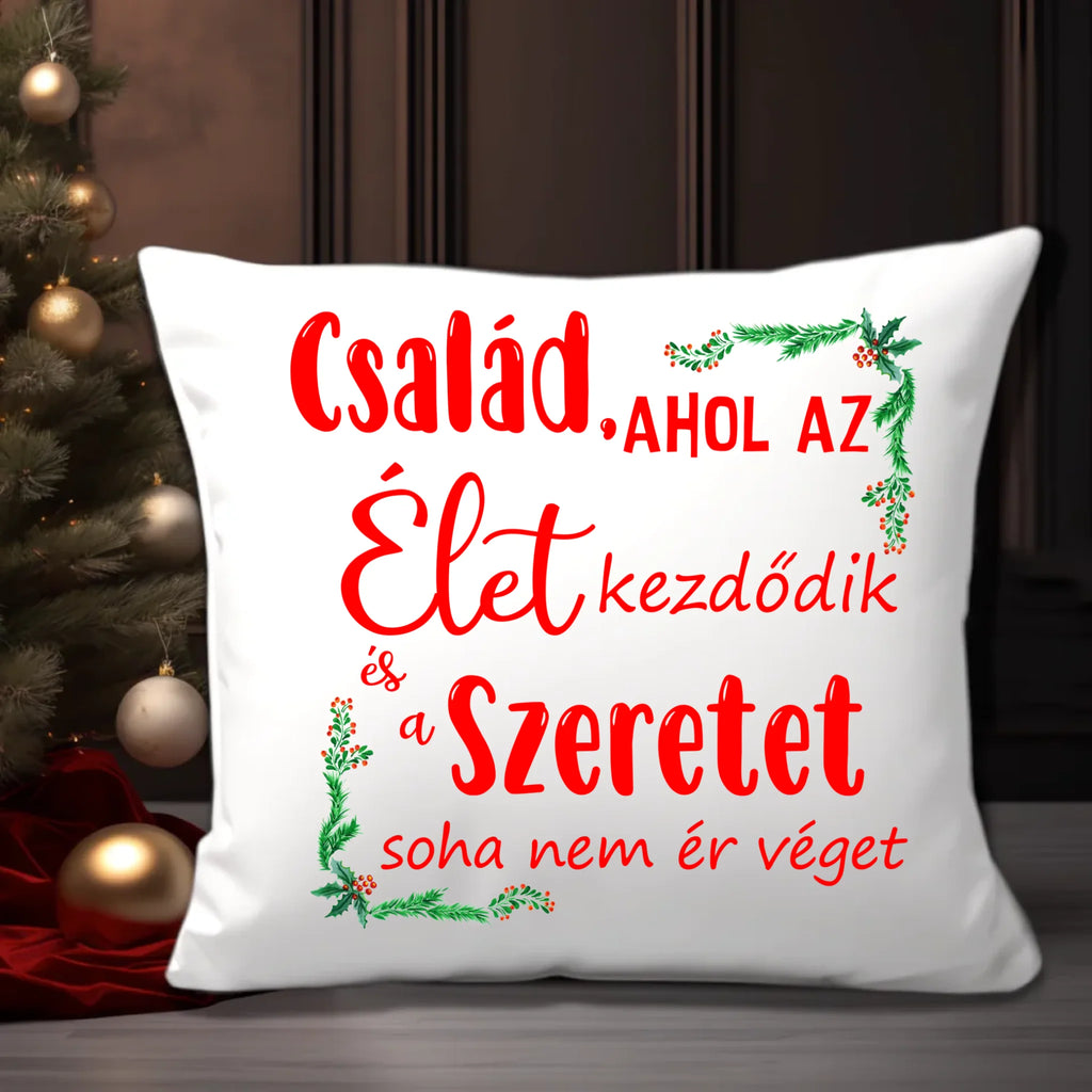 karácsonyi párna mockup
