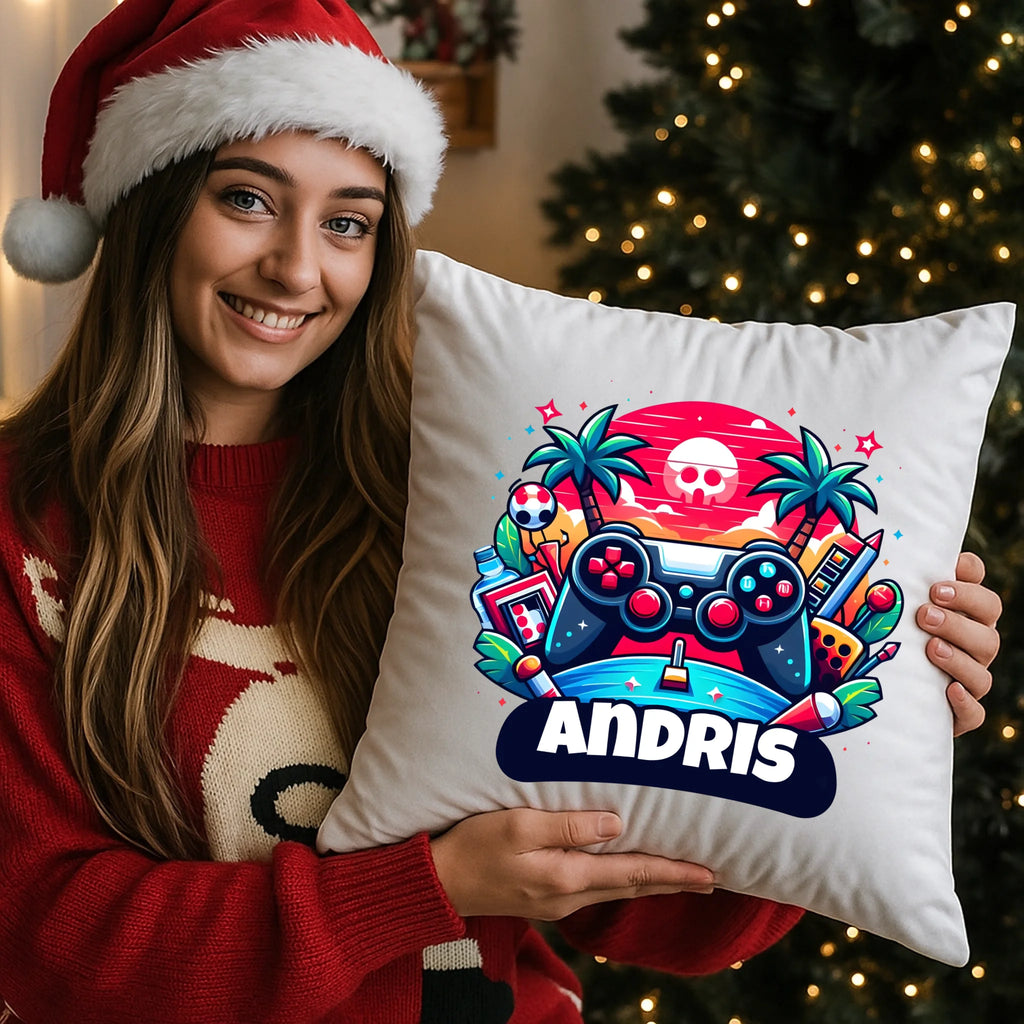 egyedi fényképes párna kivehető béléssel