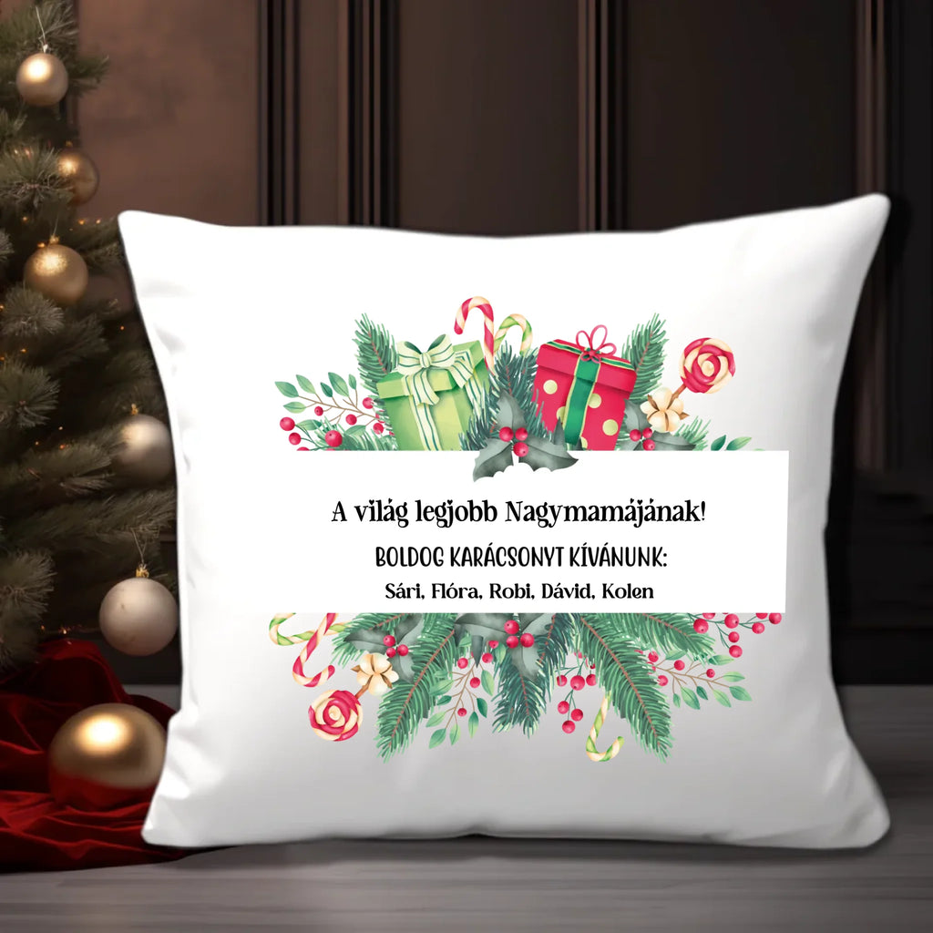 karácsonyi párna mockup