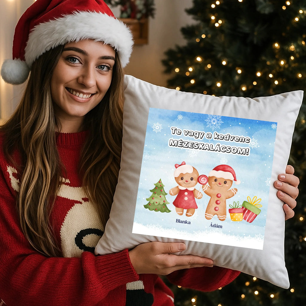 egyedi fényképes párna kivehető béléssel