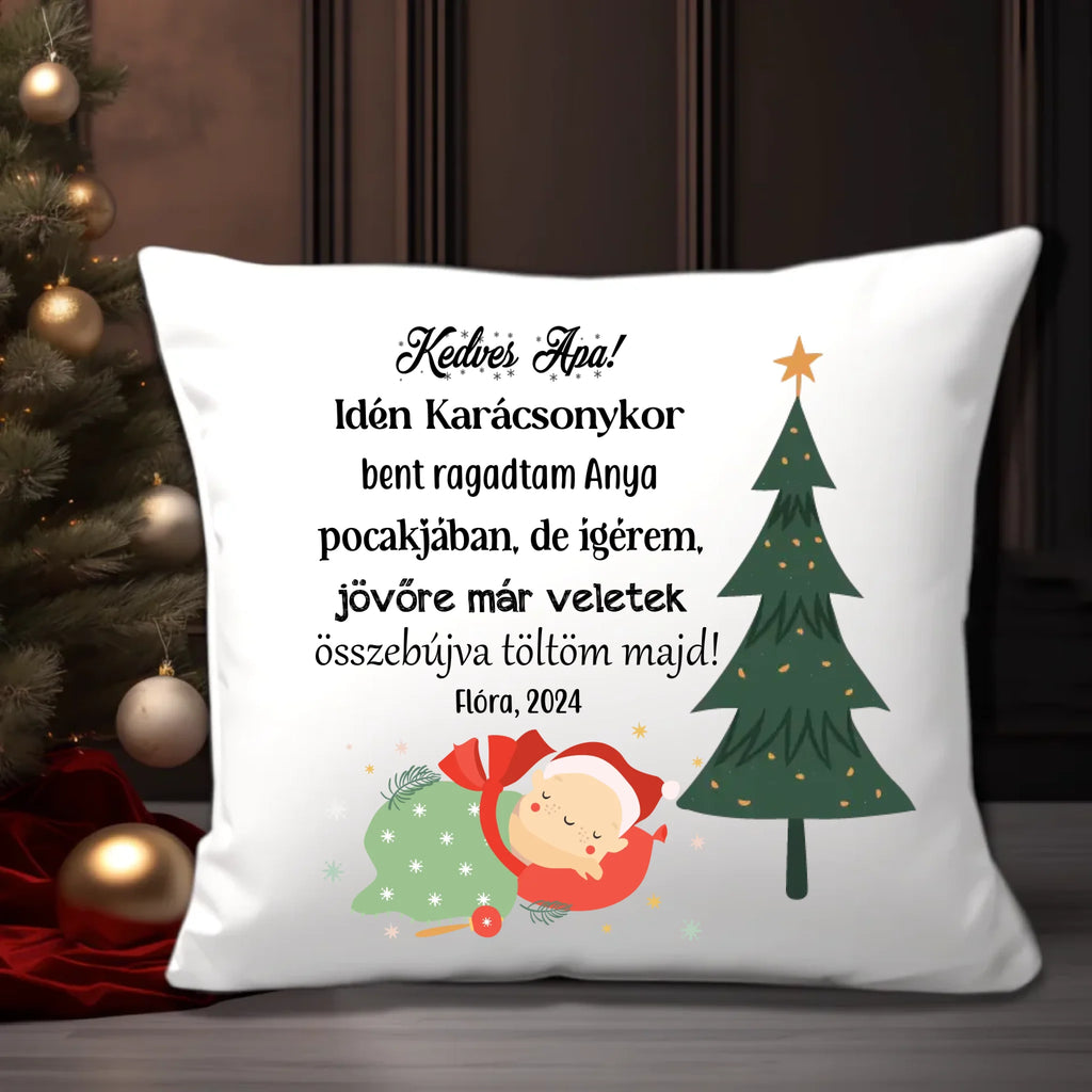 karácsonyi párna mockup