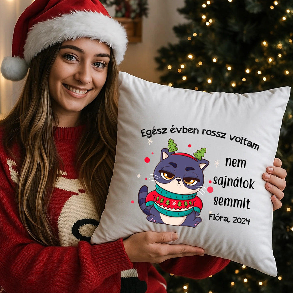 egyedi fényképes párna kivehető béléssel