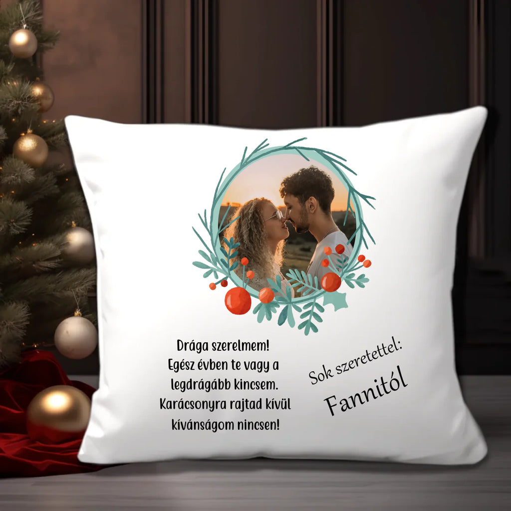 karácsonyi párna mockup
