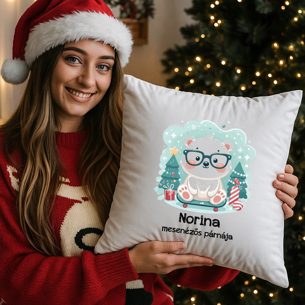 egyedi fényképes párna kivehető béléssel