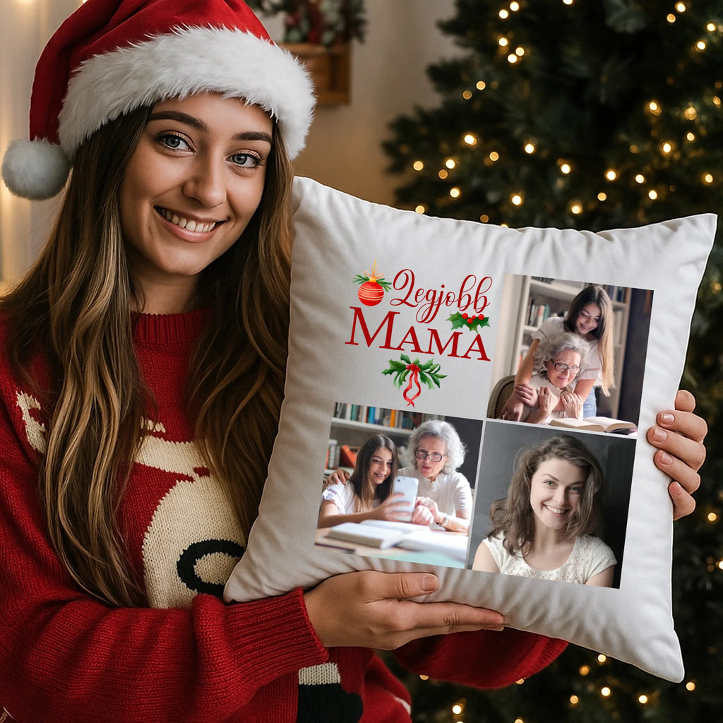 egyedi fényképes párna kivehető béléssel