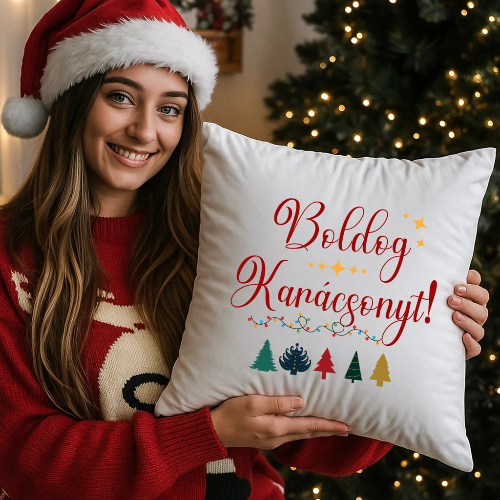 egyedi fényképes párna kivehető béléssel