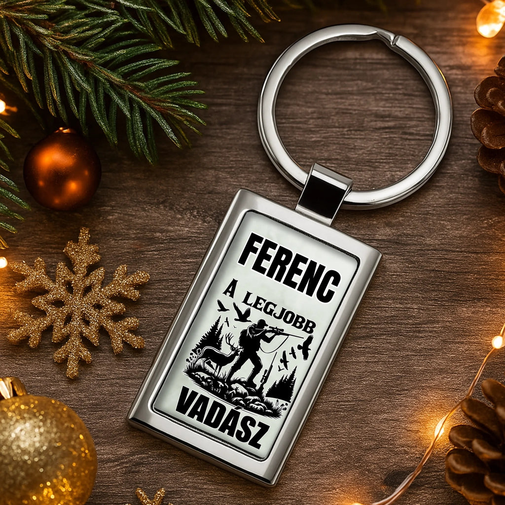 Egyedi képes fém kulcstartó - Ajándékverzum