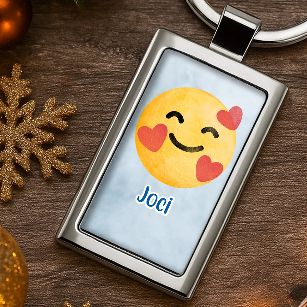 Egyedi képes fém kulcstartó - Ajándékverzum