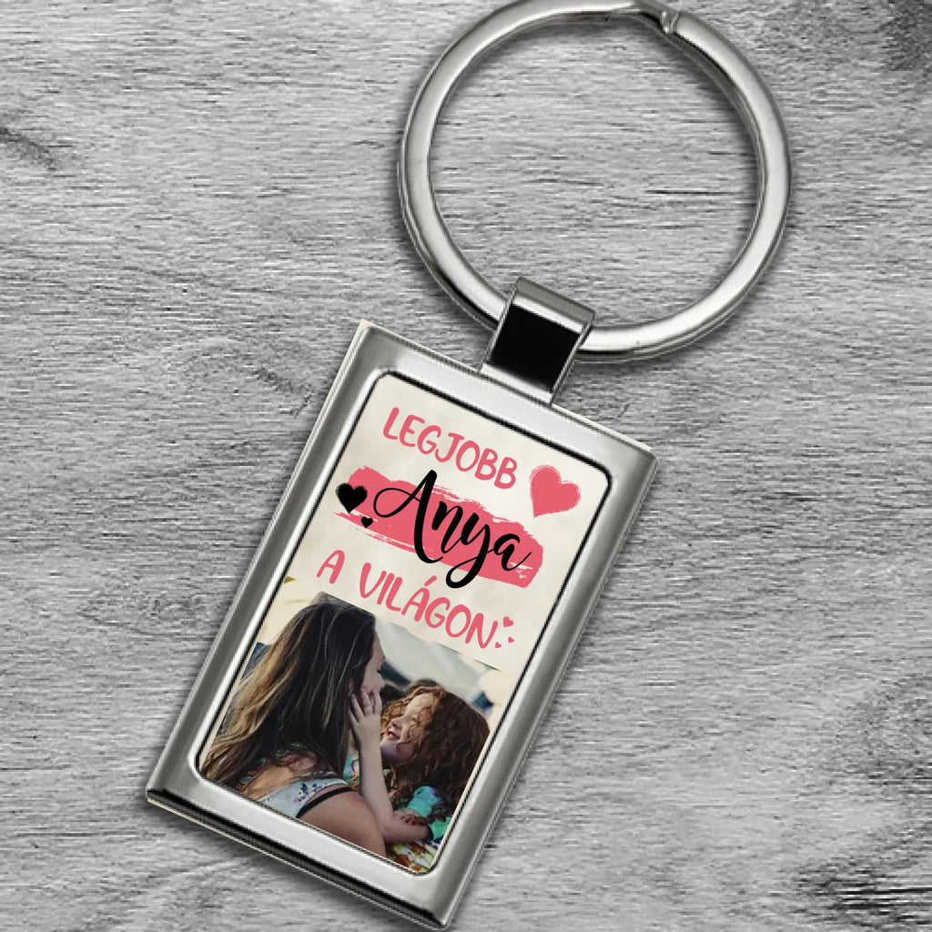 Fényképes fém kulcstartó - Ajándékverzum
