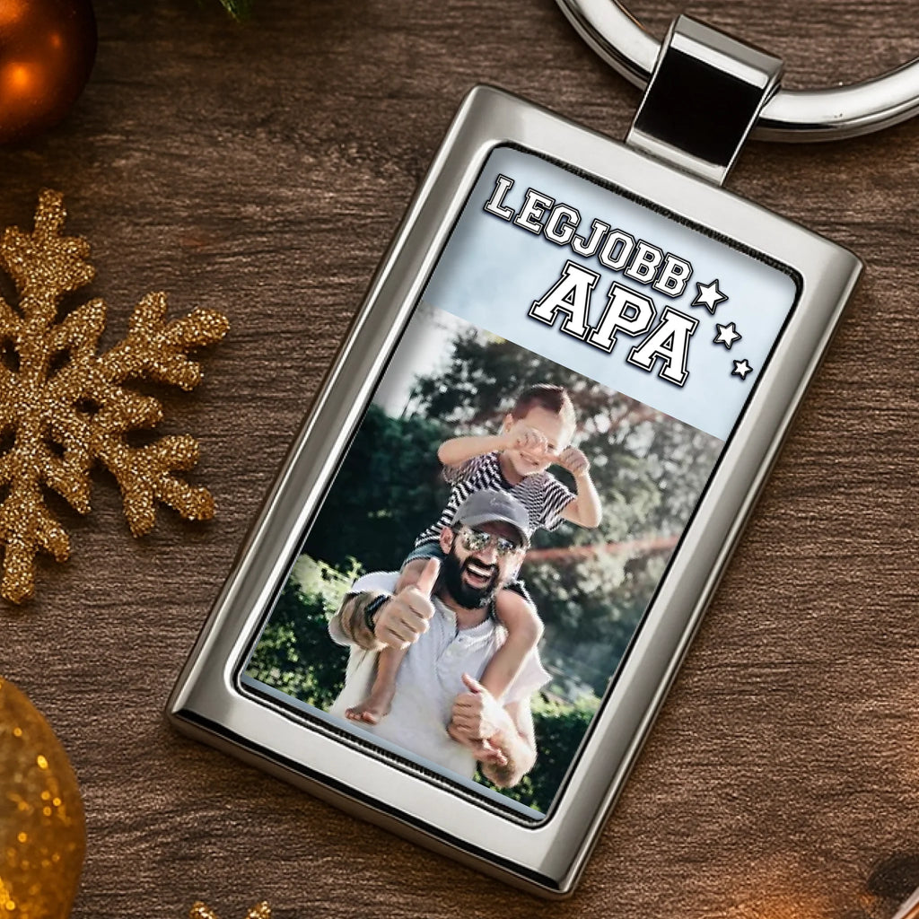 Egyedi képes fém kulcstartó - Ajándékverzum