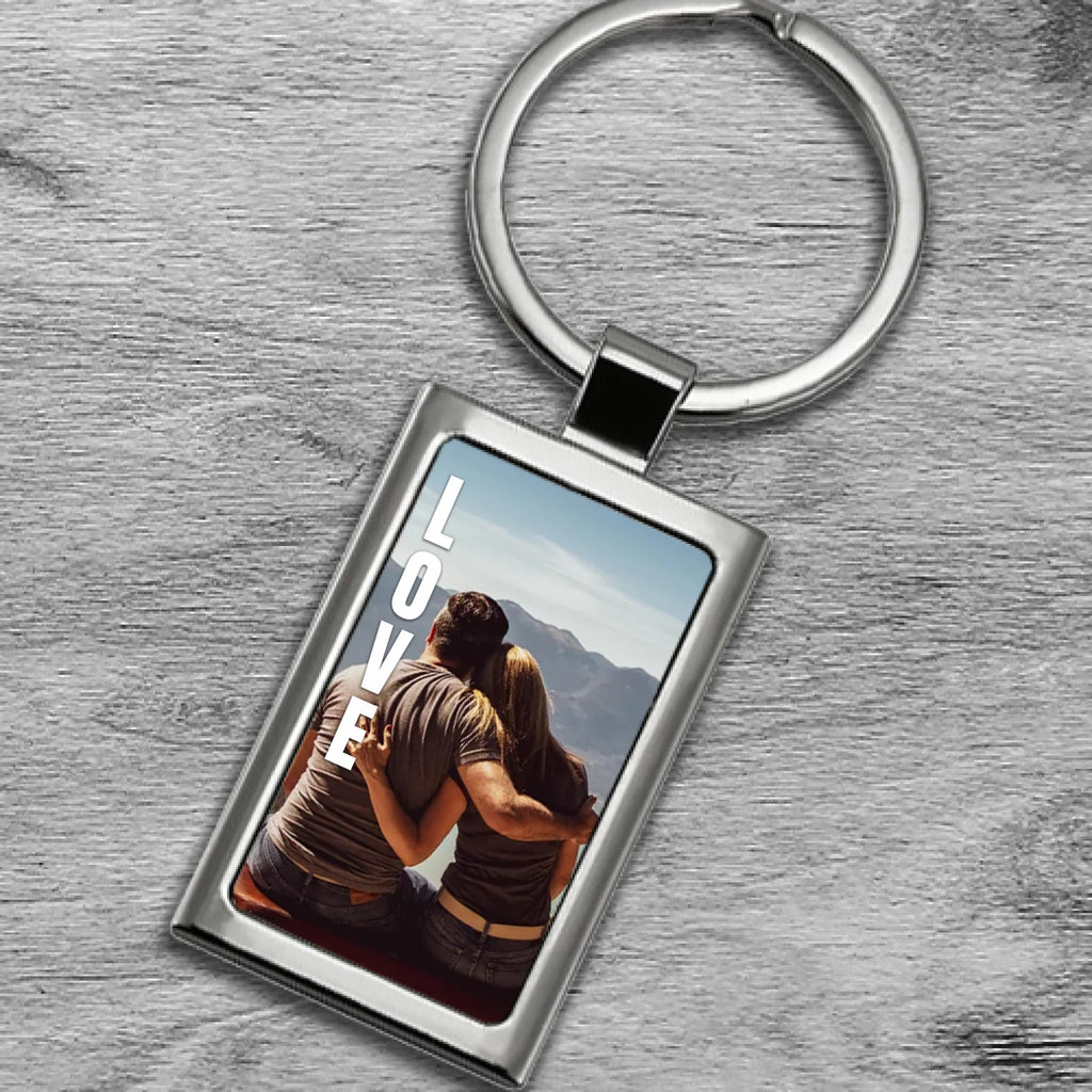 Fényképes fém kulcstartó - Ajándékverzum
