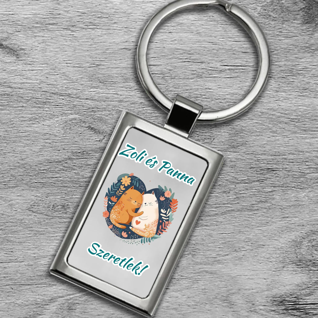 Fényképes fém kulcstartó - Ajándékverzum