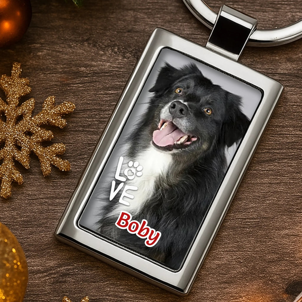 Egyedi képes fém kulcstartó - Ajándékverzum