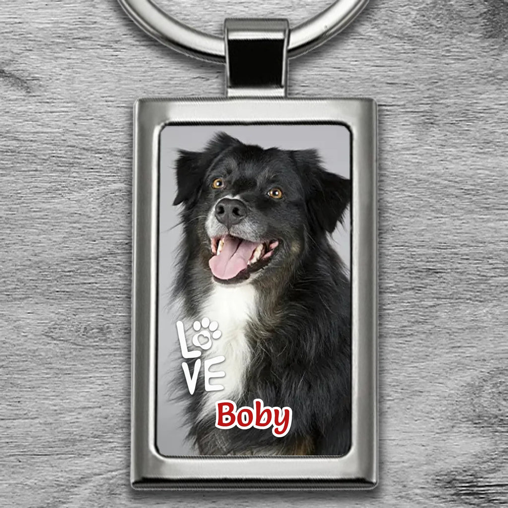 Egyedi fényképes fém kulcstartó - Ajándékverzum