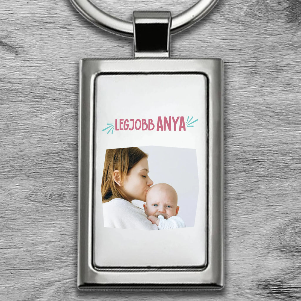 Egyedi fényképes fém kulcstartó - Ajándékverzum