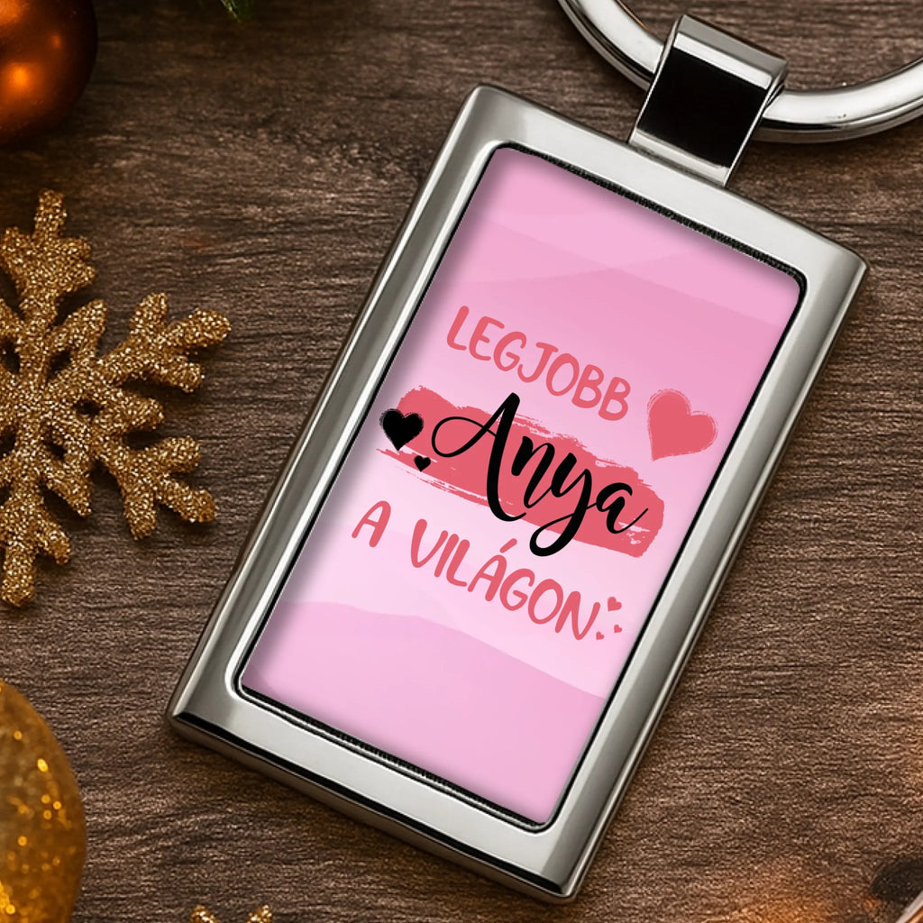 Egyedi képes fém kulcstartó - Ajándékverzum