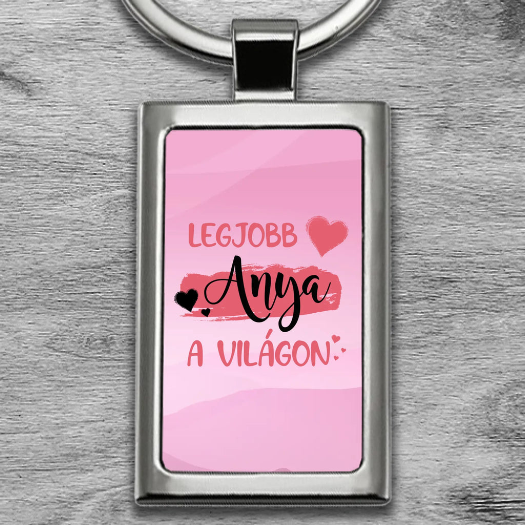 Egyedi fényképes fém kulcstartó - Ajándékverzum