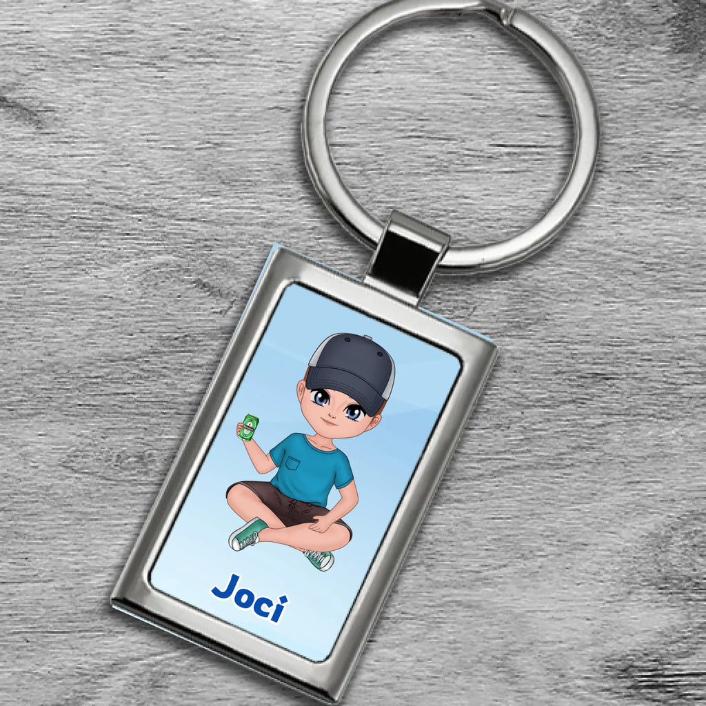 Fényképes fém kulcstartó - Ajándékverzum