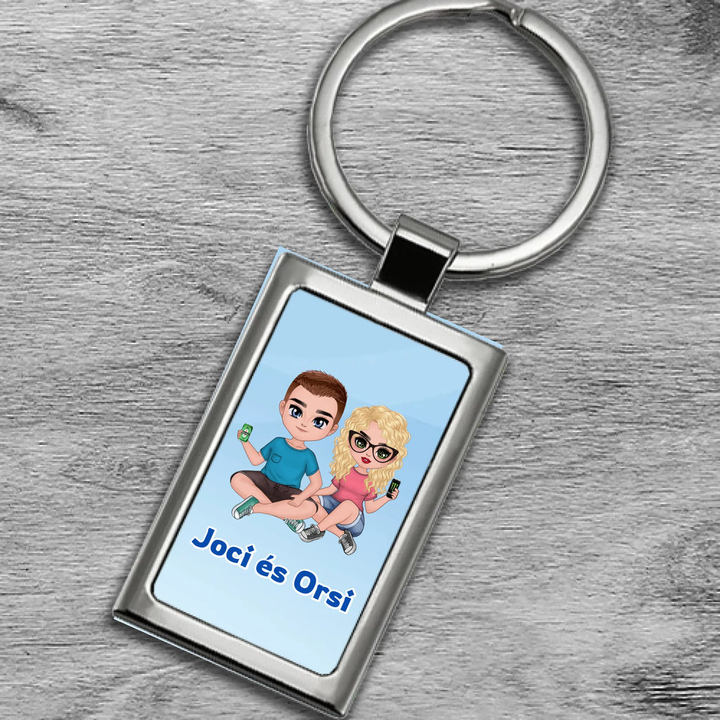 Fényképes fém kulcstartó - Ajándékverzum