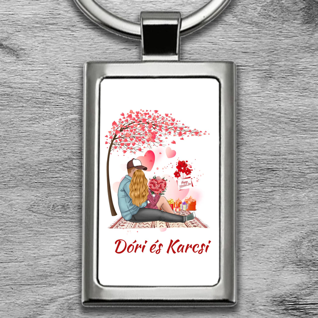 Egyedi fényképes fém kulcstartó - Ajándékverzum