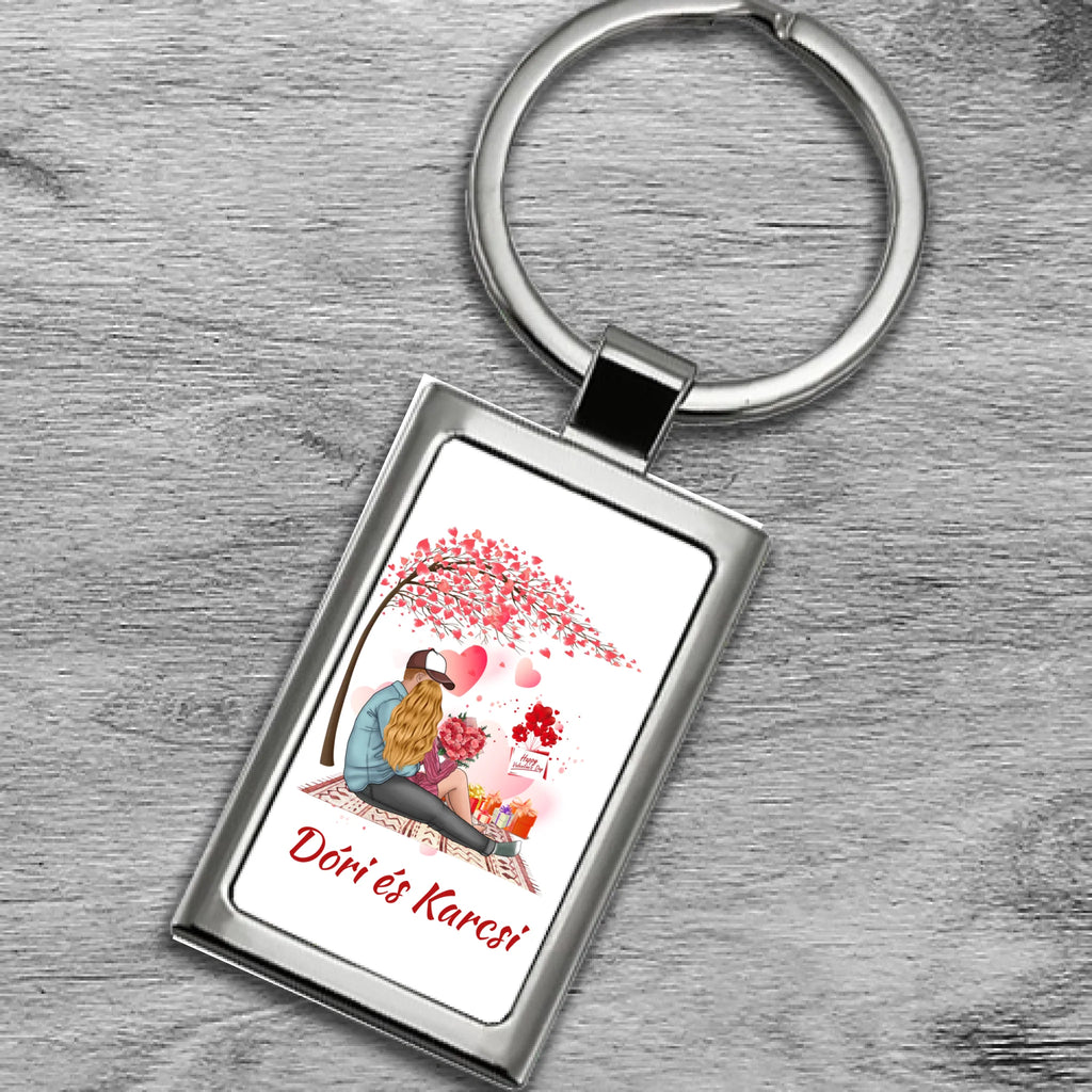 Fényképes fém kulcstartó - Ajándékverzum