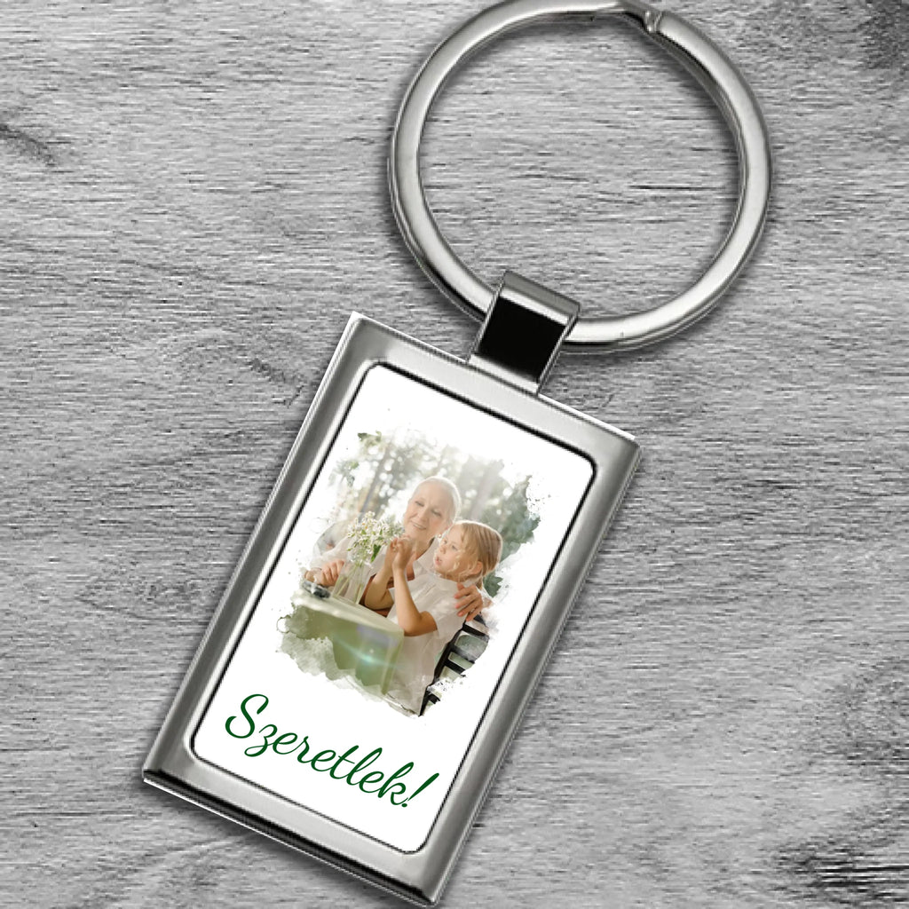 Fényképes fém kulcstartó - Ajándékverzum