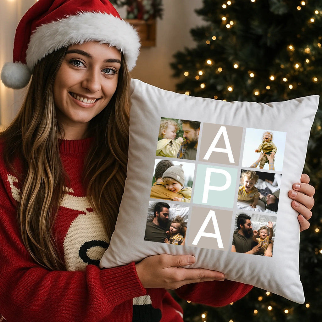 egyedi fényképes párna kivehető béléssel