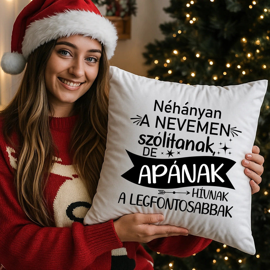 egyedi fényképes párna kivehető béléssel