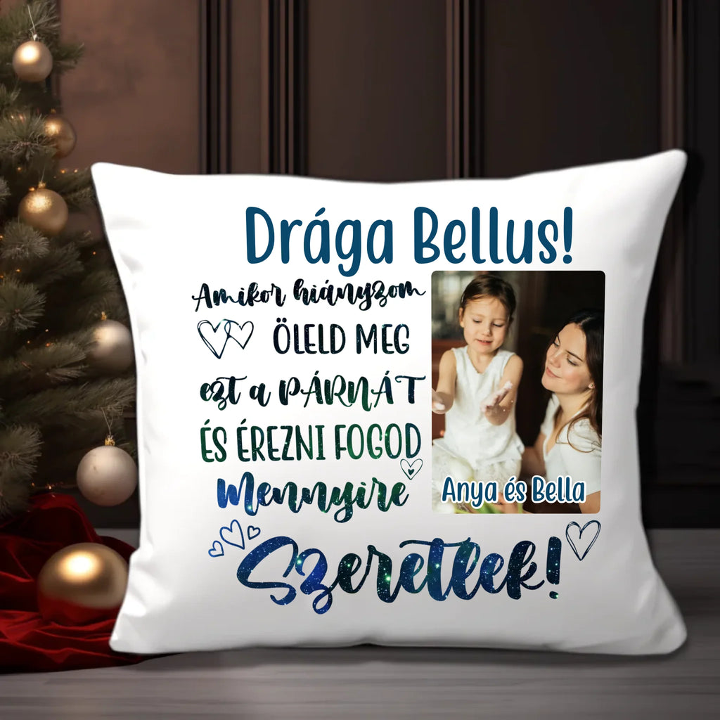 karácsonyi párna mockup