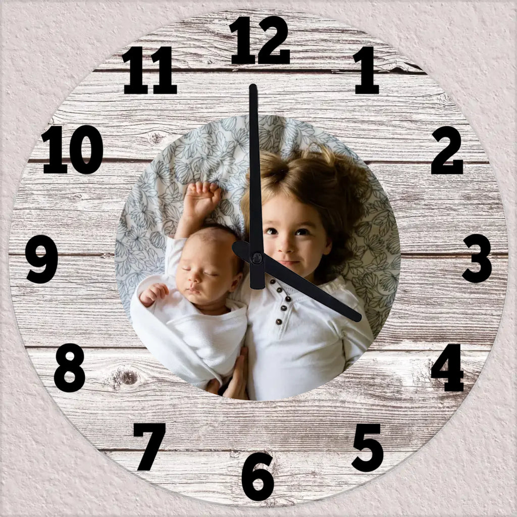 Egyedi fényképes falióra választható háttérrel