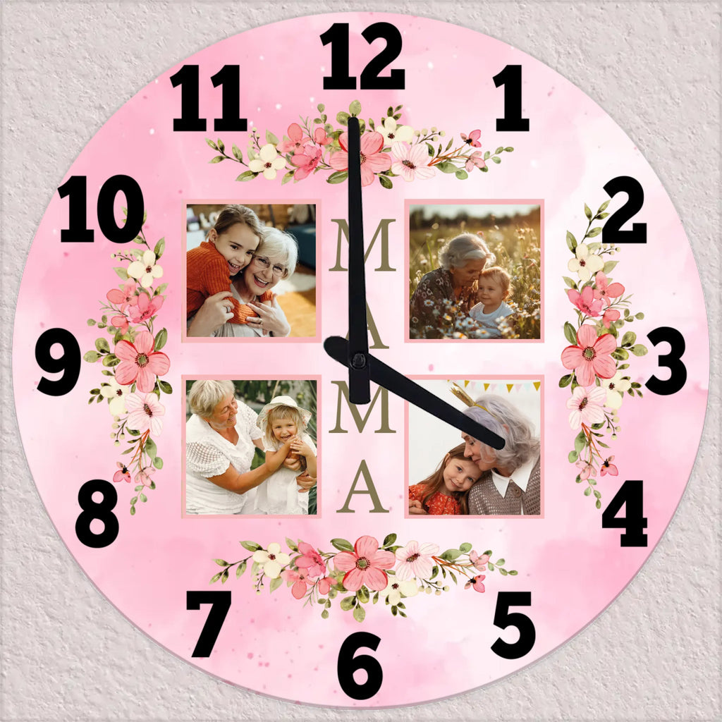 Ajándék falióra a Mamának 4 képpel