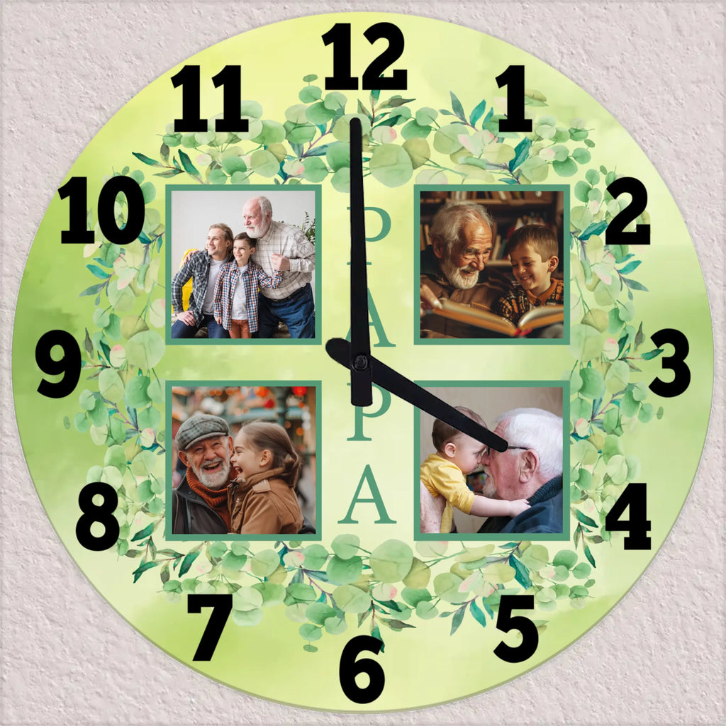 Ajándék falióra a Papának 4 fotóval