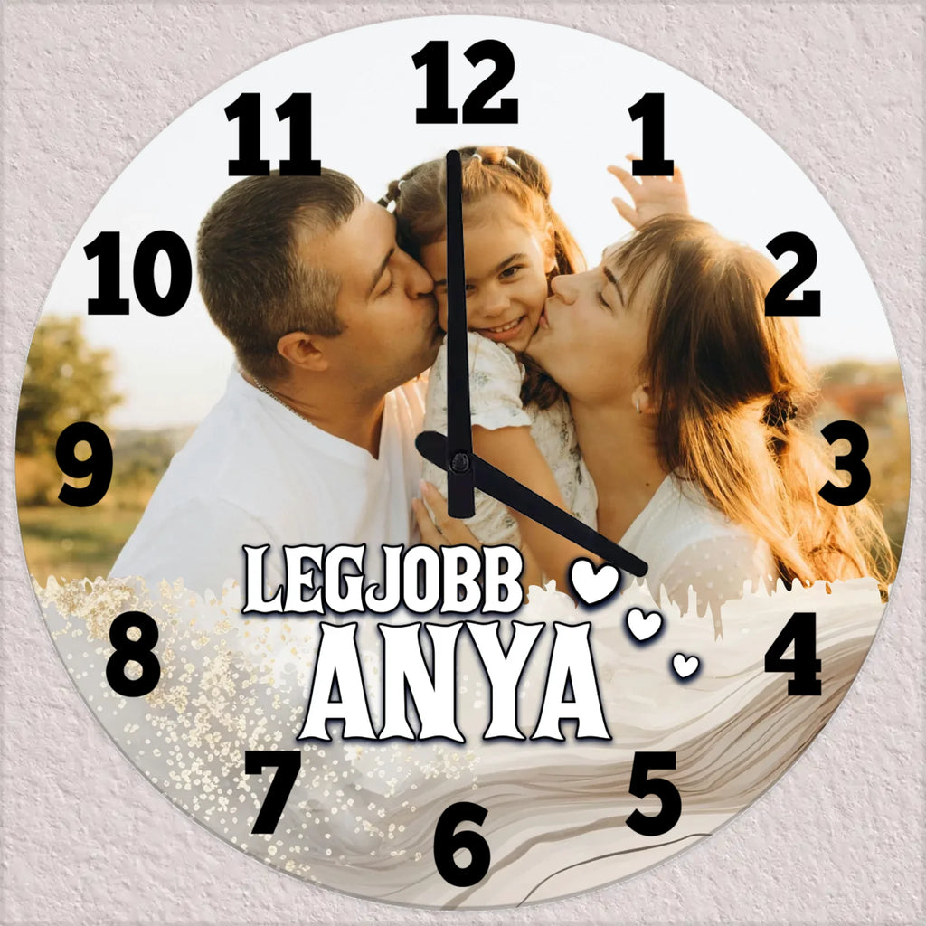 Egyedi fényképes falióra anyának