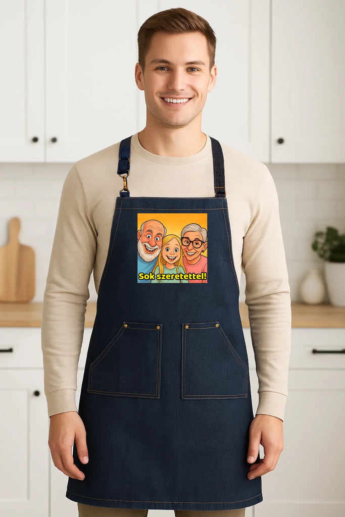 Egyedi farmerkötény - Ajándékverzum