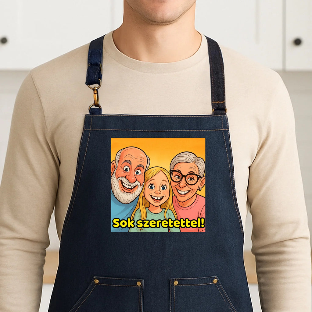 Egyedi farmer kötény - Ajándékverzum