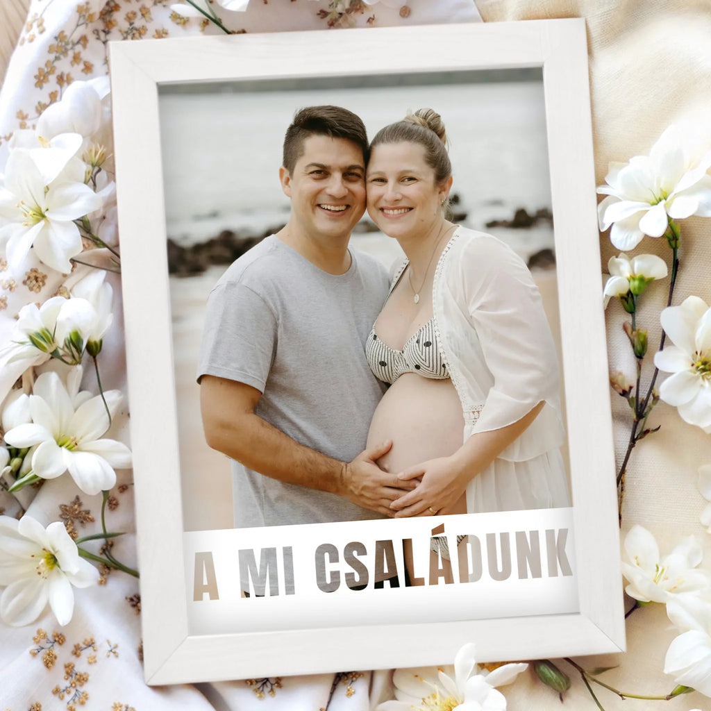 Egyedi fényképes falikép A4 méretben - Ajándékverzum
