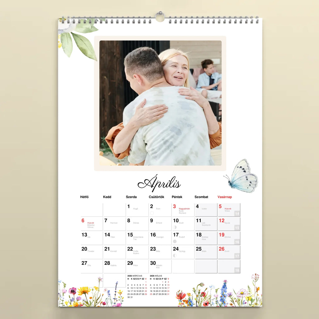 fényképes naptár
