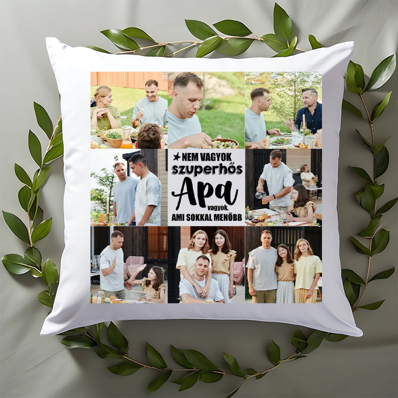 Eegyedi fényképes párna apának
